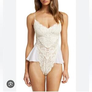 HAH Maid to Wear Bodysuit in Blanc Xs